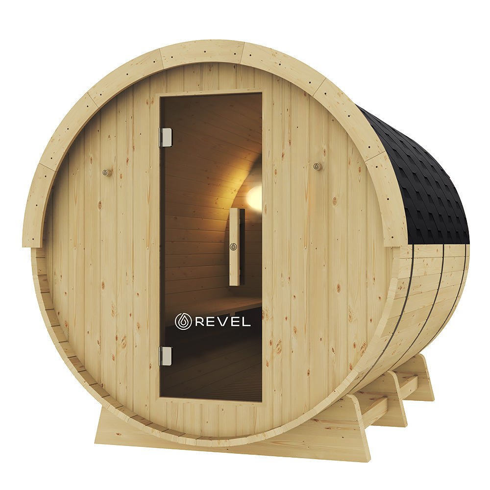 Revel Recovery Eden 8 Person Traditional Barrel Sauna
