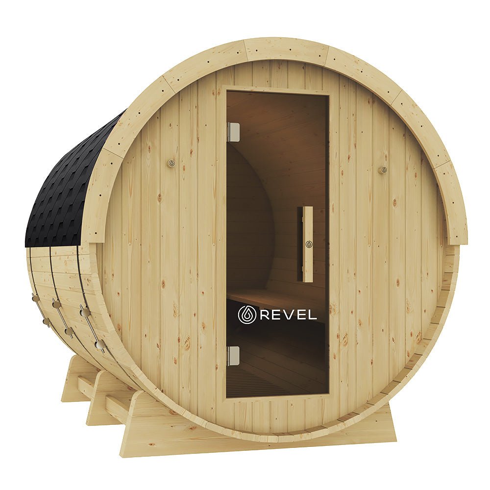 Revel Recovery Eden 8 Person Traditional Barrel Sauna
