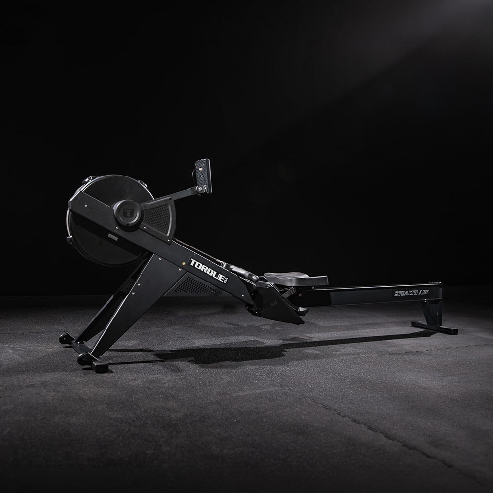 Torque USA Rower Stealth (Black Satin) – Stealth Air™ Rower
