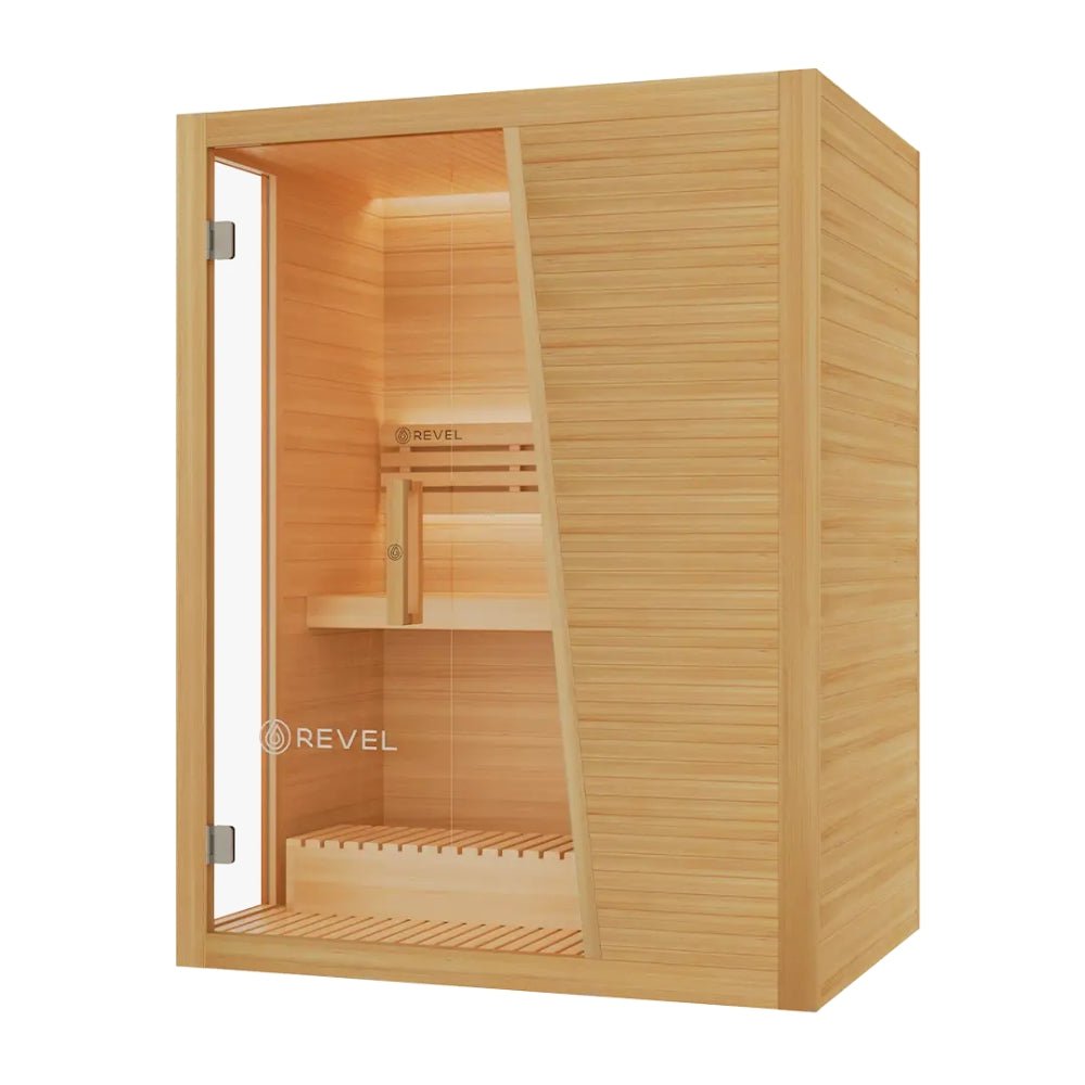 Revel Saunas Tampere - 3 Person Traditional Finnish Sauna with Step