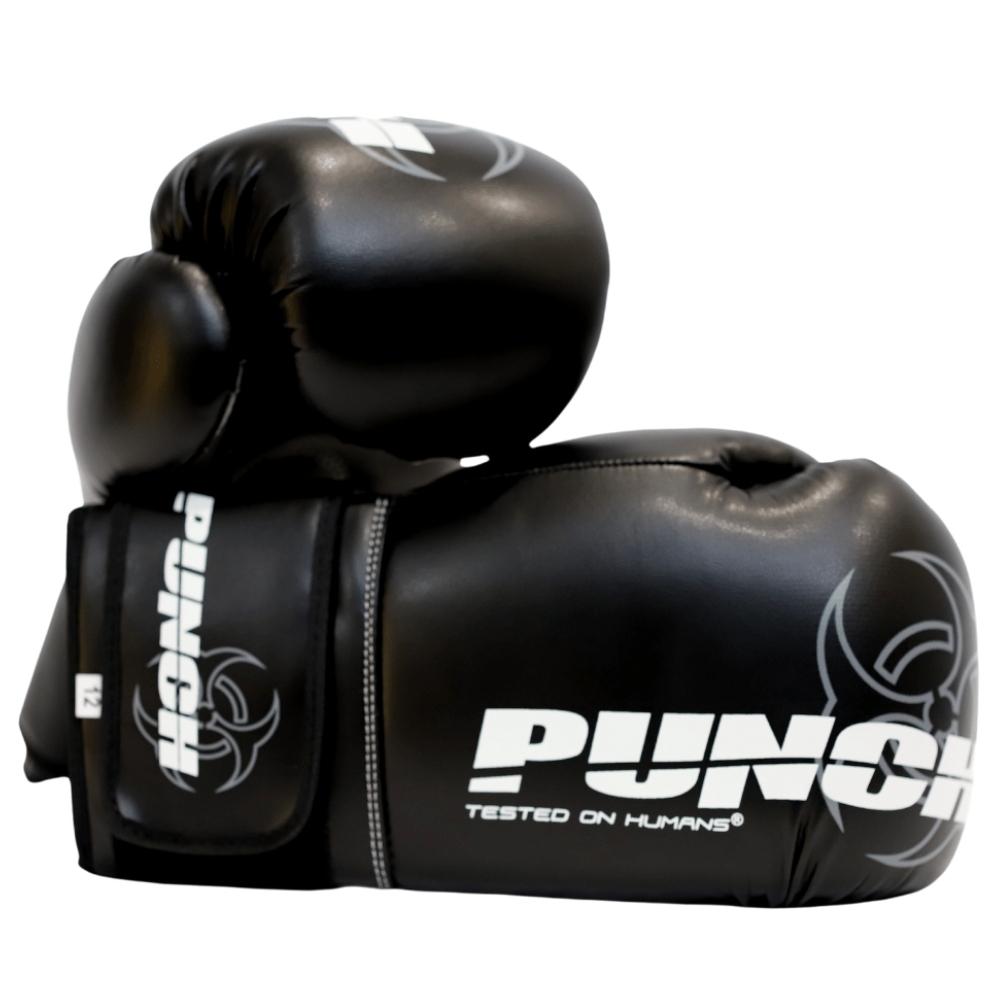PUNCH Equipment Urban Boxing Gloves Black Gym and Fitness