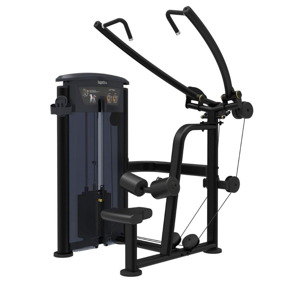 Impulse Lat Pull Down 235lb Stack Gym and Fitness