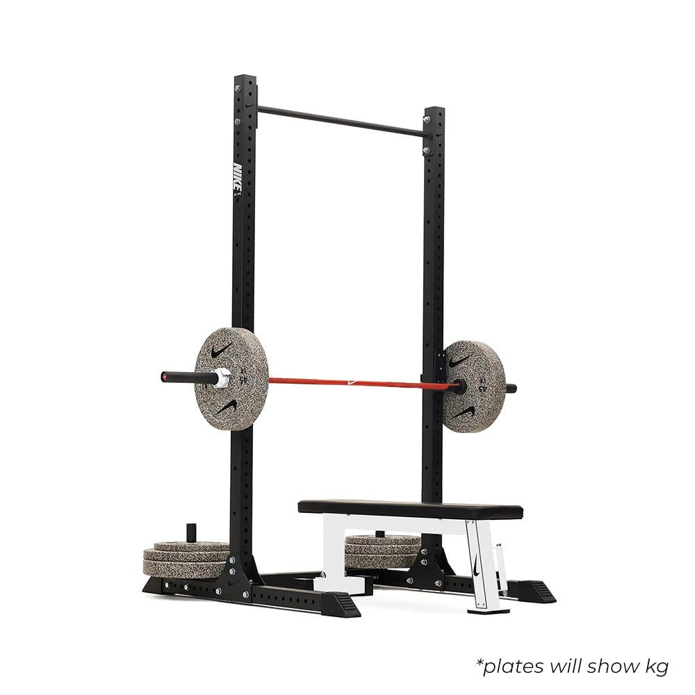 Nike Strength Alpha Home Gym Setup - Squat Rack – Gym and Fitness