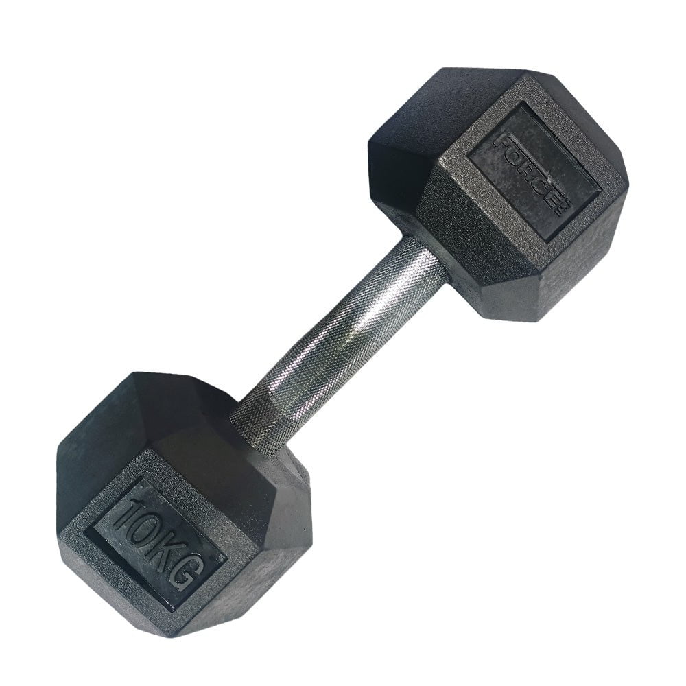 Force USA Straight Handle Hex Dumbbells - ALL SIZES (sold individually)