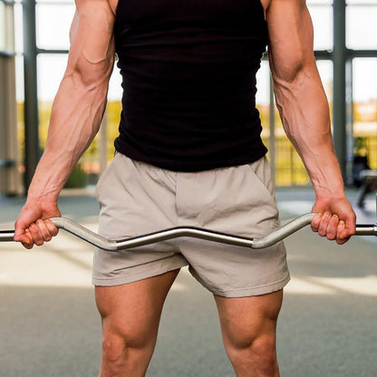 PowerBlock Pro Series EZ Curl Bar (Includes Barbell Handles, EZ Bar)