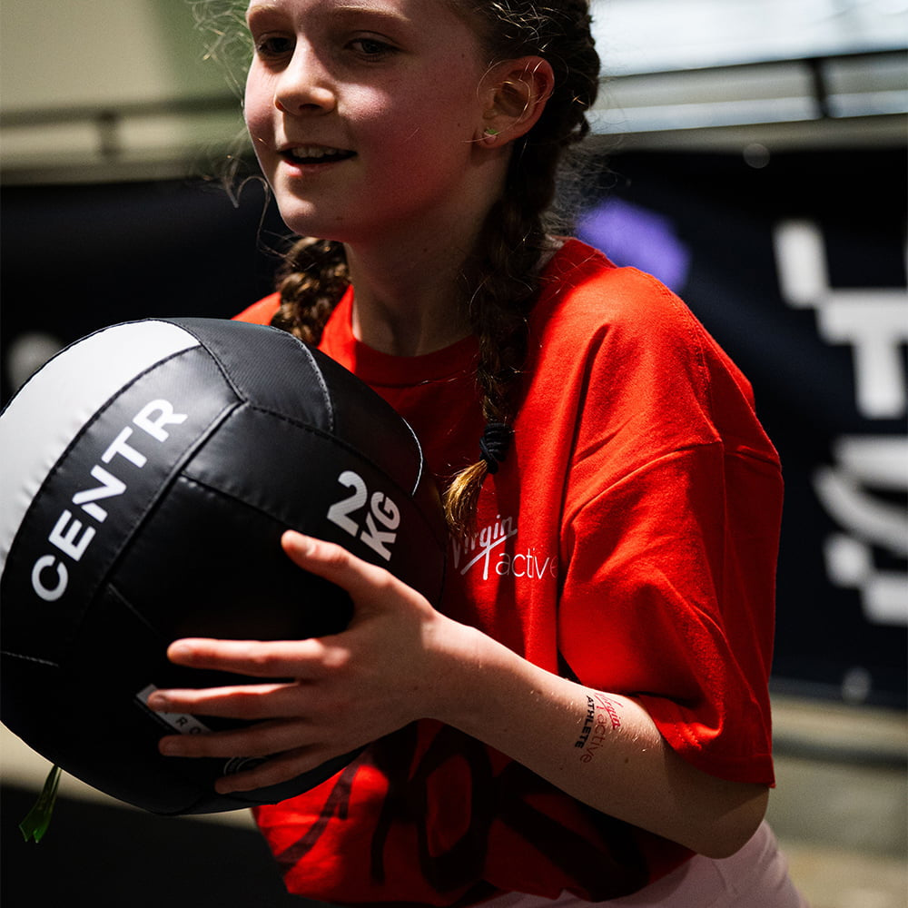 CENTR x HYROX Youngstars Wall Balls