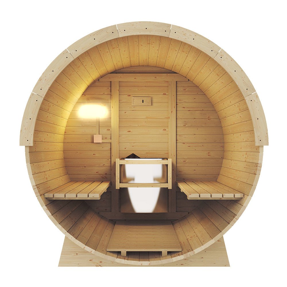 Revel Recovery Eden 6 Person Traditional Barrel Sauna