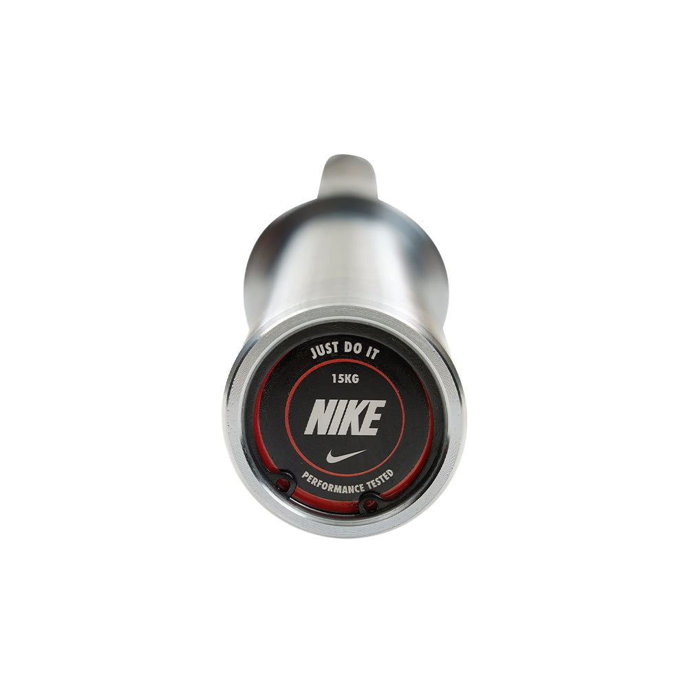Nike Strength Chrome Swoosh Barbell - 15 KG
