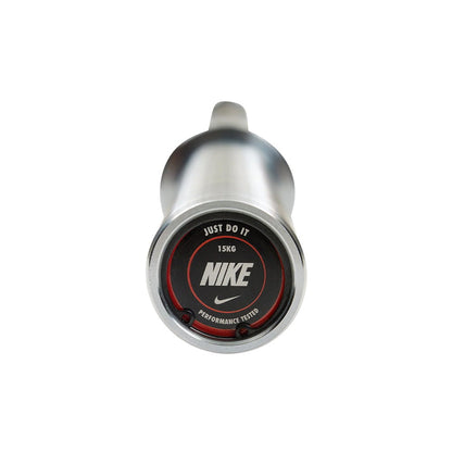Nike Strength Chrome Swoosh Barbell - 15 KG