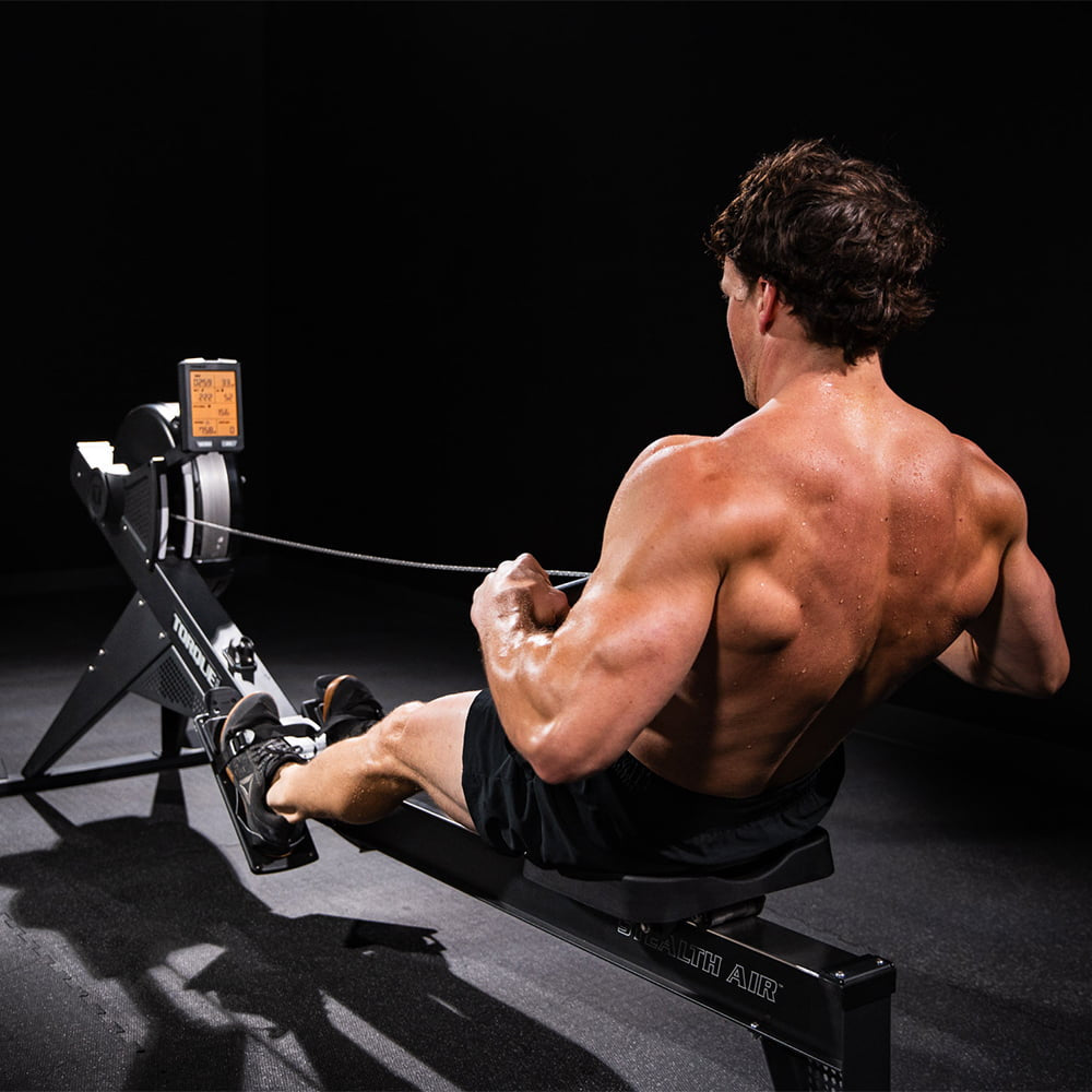 Torque USA Rower Stealth (Black Satin) – Stealth Air™ Rower