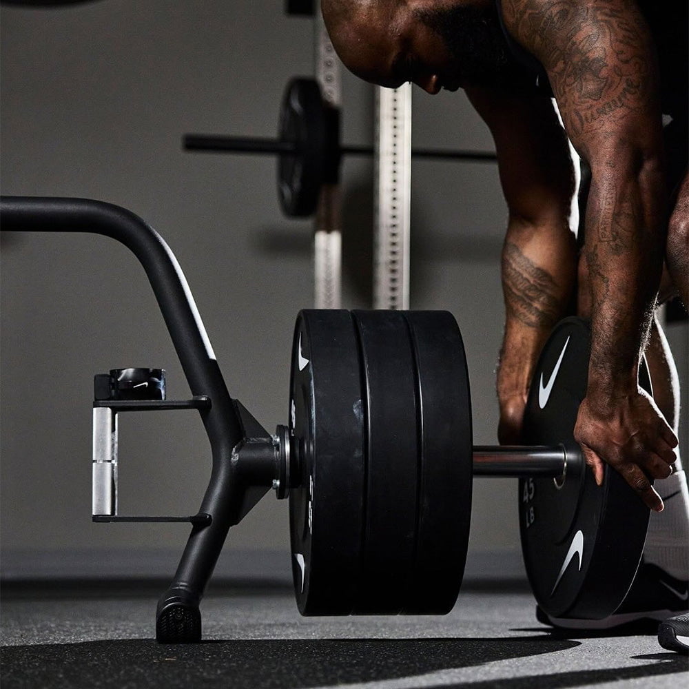 Nike Strength Open Trap Bar – Black / Orange