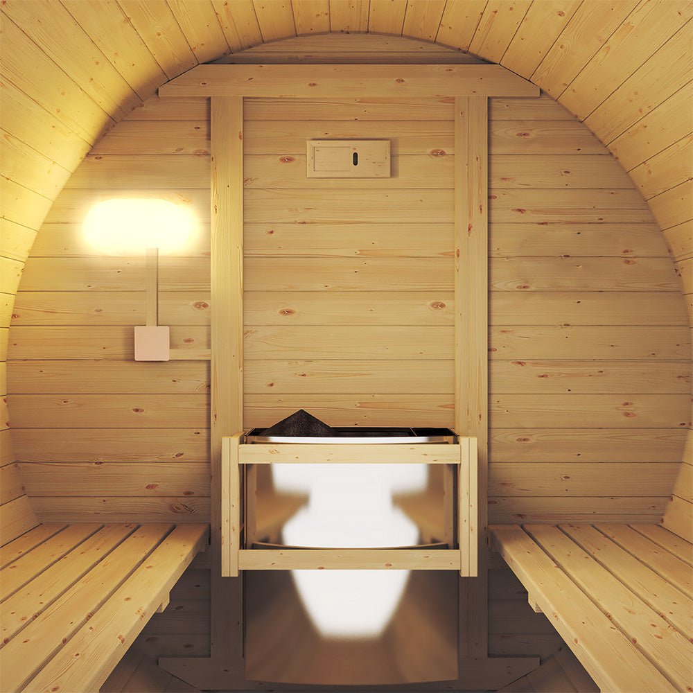 Revel Recovery Eden 4 Person Traditional Barrel Sauna