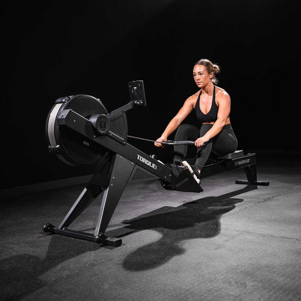 Torque USA Rower Stealth (Black Satin) – Stealth Air™ Rower