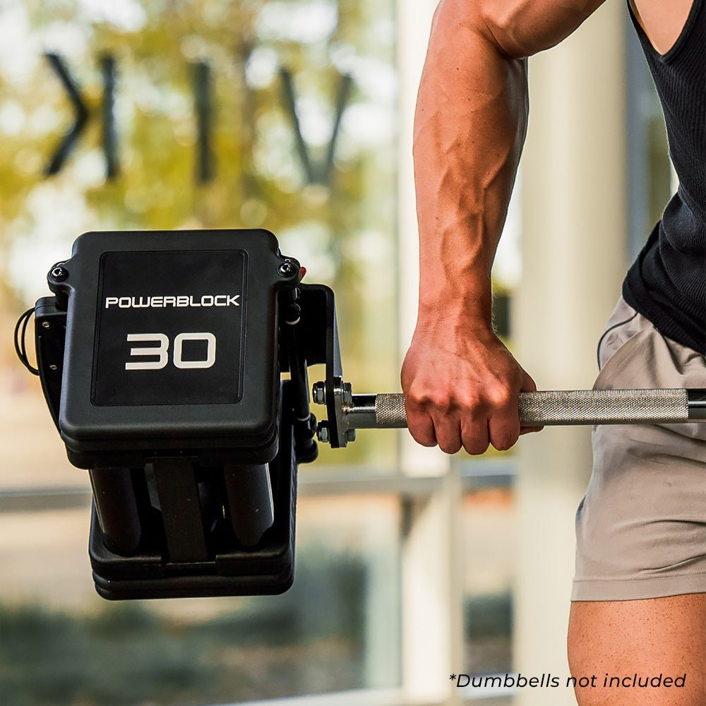 PowerBlock Pro Series Straight Bar (Includes Barbell Handles, Straight Bar)