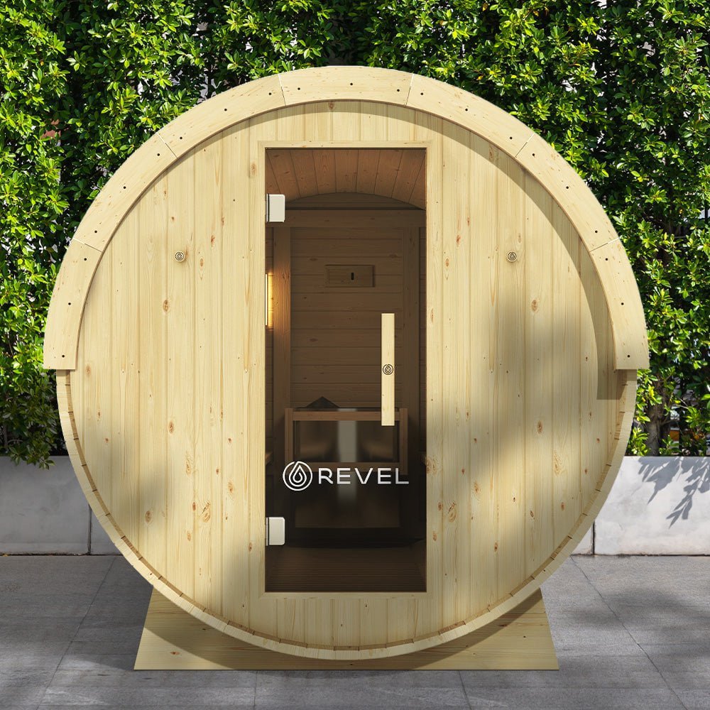 Revel Recovery Eden 8 Person Traditional Barrel Sauna