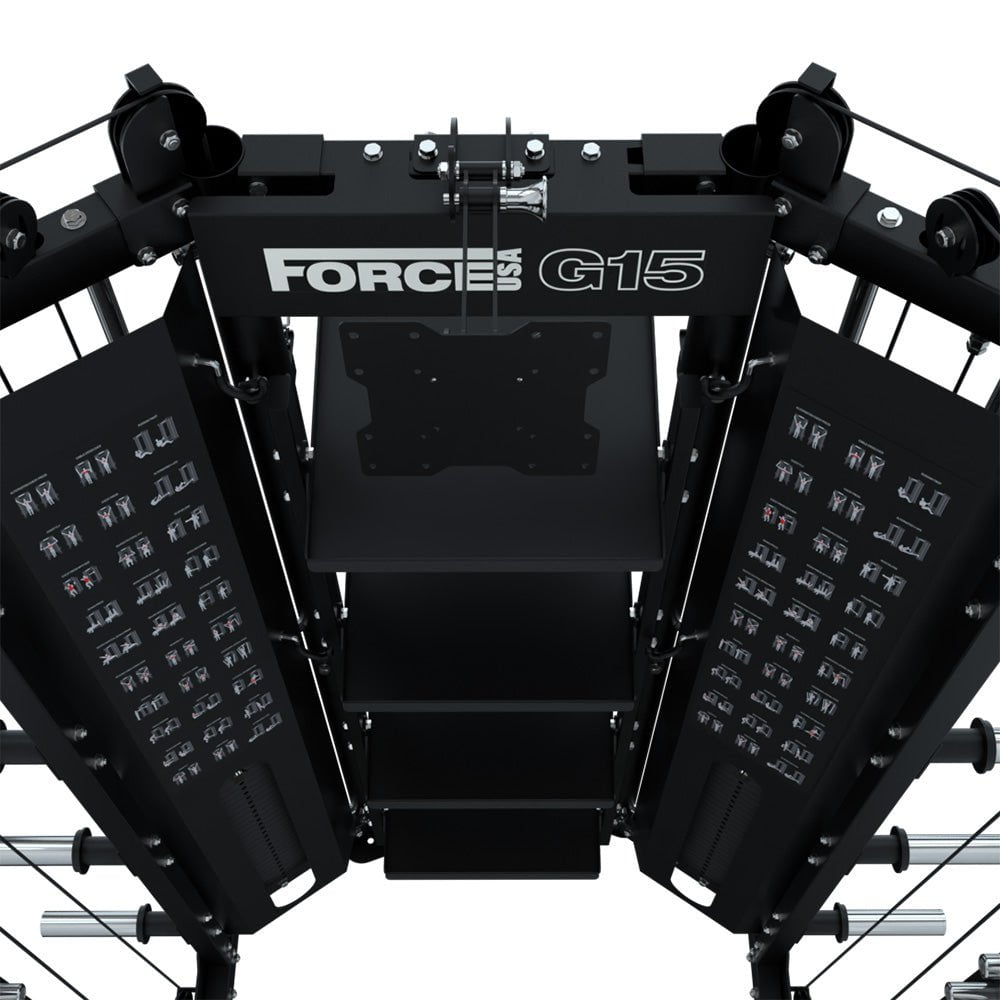 Force USA G10 & G15 Shelves & TV Mount