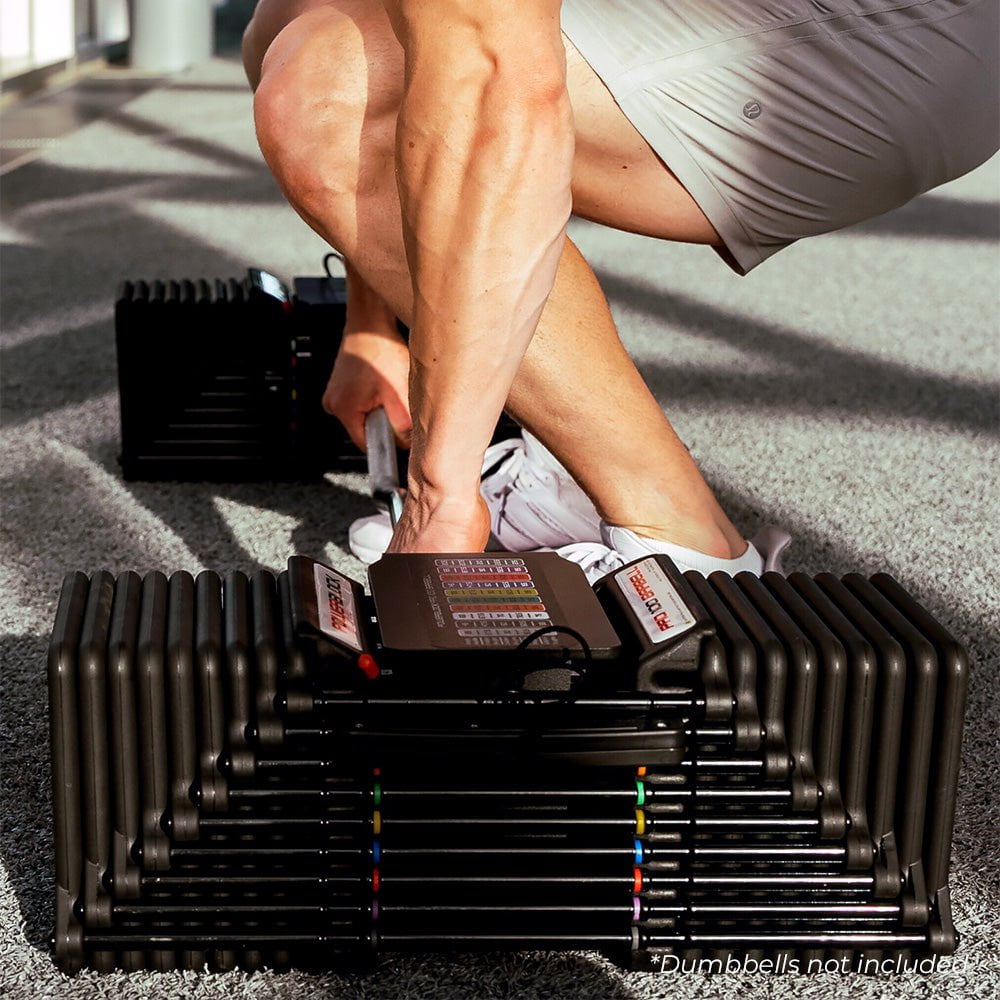 PowerBlock Pro Series EZ Curl Bar (Includes Barbell Handles, EZ Bar)