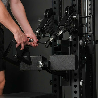 Force USA Leg Holder and Low Row Footplate