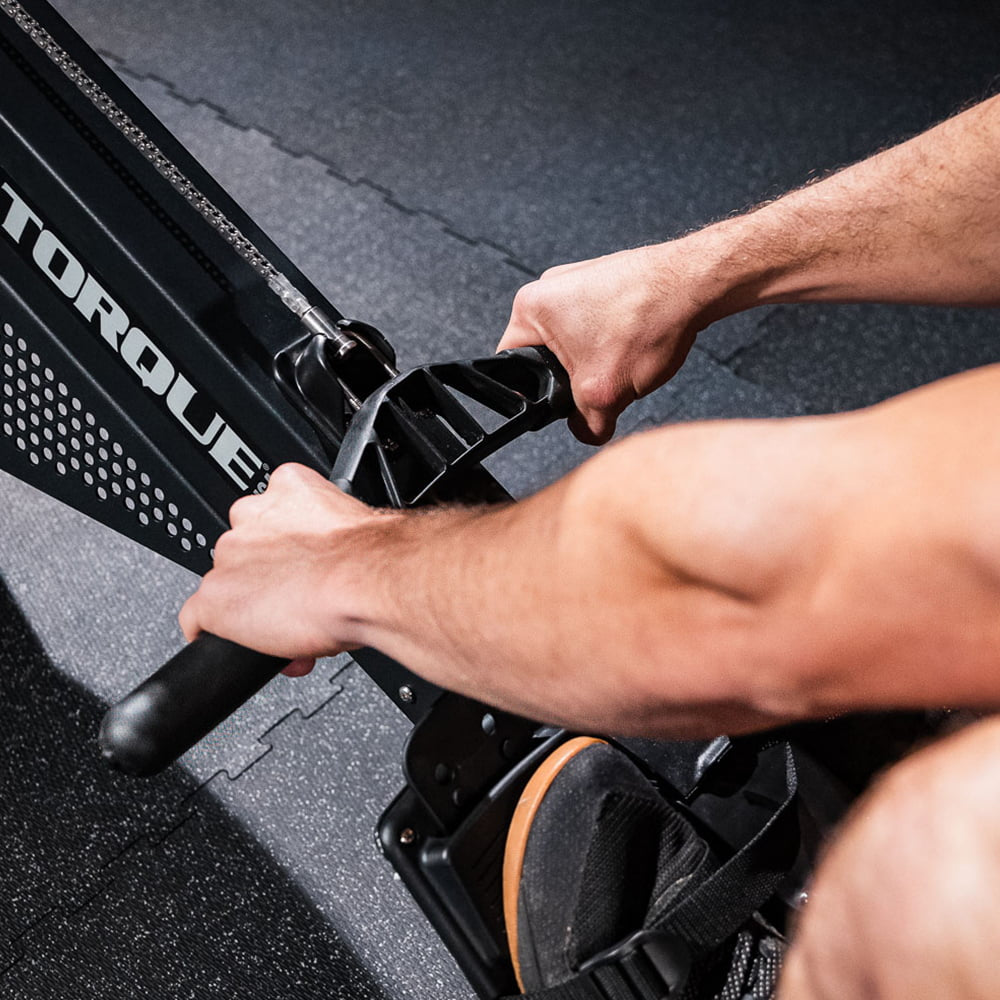 Torque USA Rower Stealth (Black Satin) – Stealth Air™ Rower