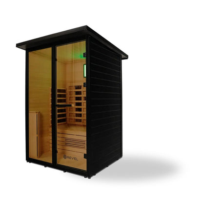 Revel Saunas Eclipse - 2 Person Full Spectrum Infrared Cabin Sauna