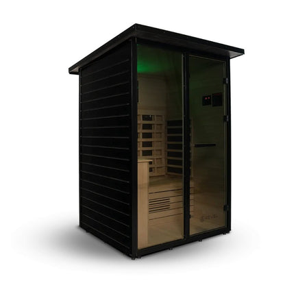 Revel Saunas Eclipse - 2 Person Full Spectrum Infrared Cabin Sauna