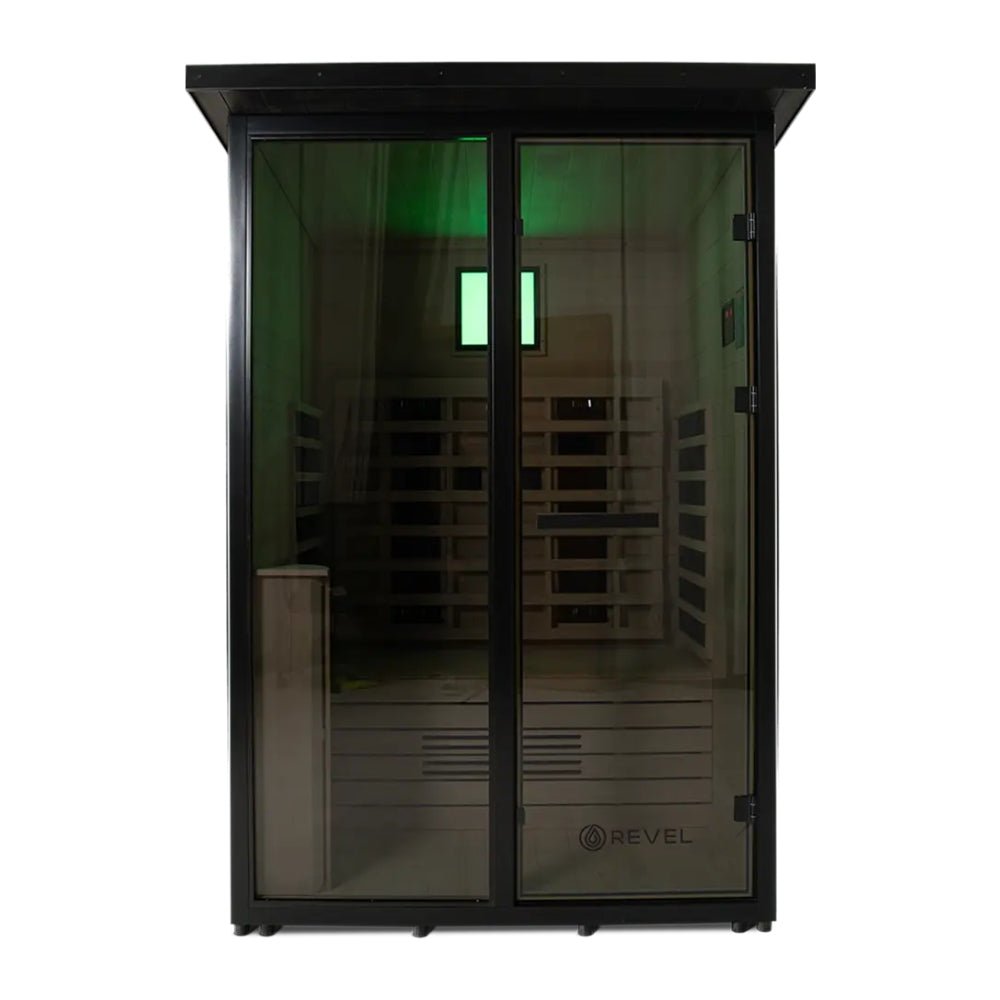 Revel Saunas Eclipse - 2 Person Full Spectrum Infrared Cabin Sauna