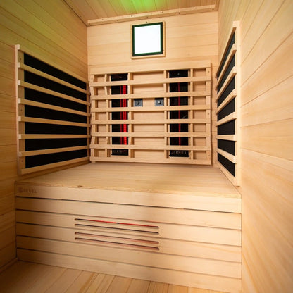 Revel Saunas Eclipse - 2 Person Full Spectrum Infrared Cabin Sauna