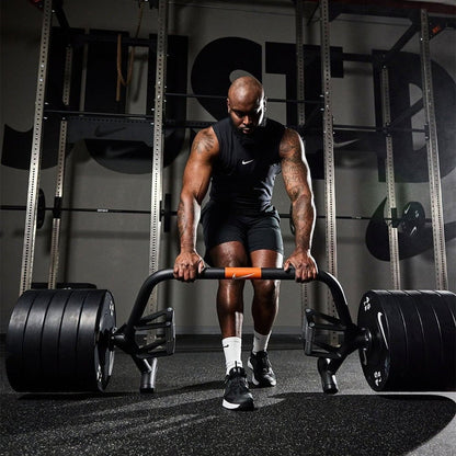 Nike Strength Open Trap Bar – Black / Orange