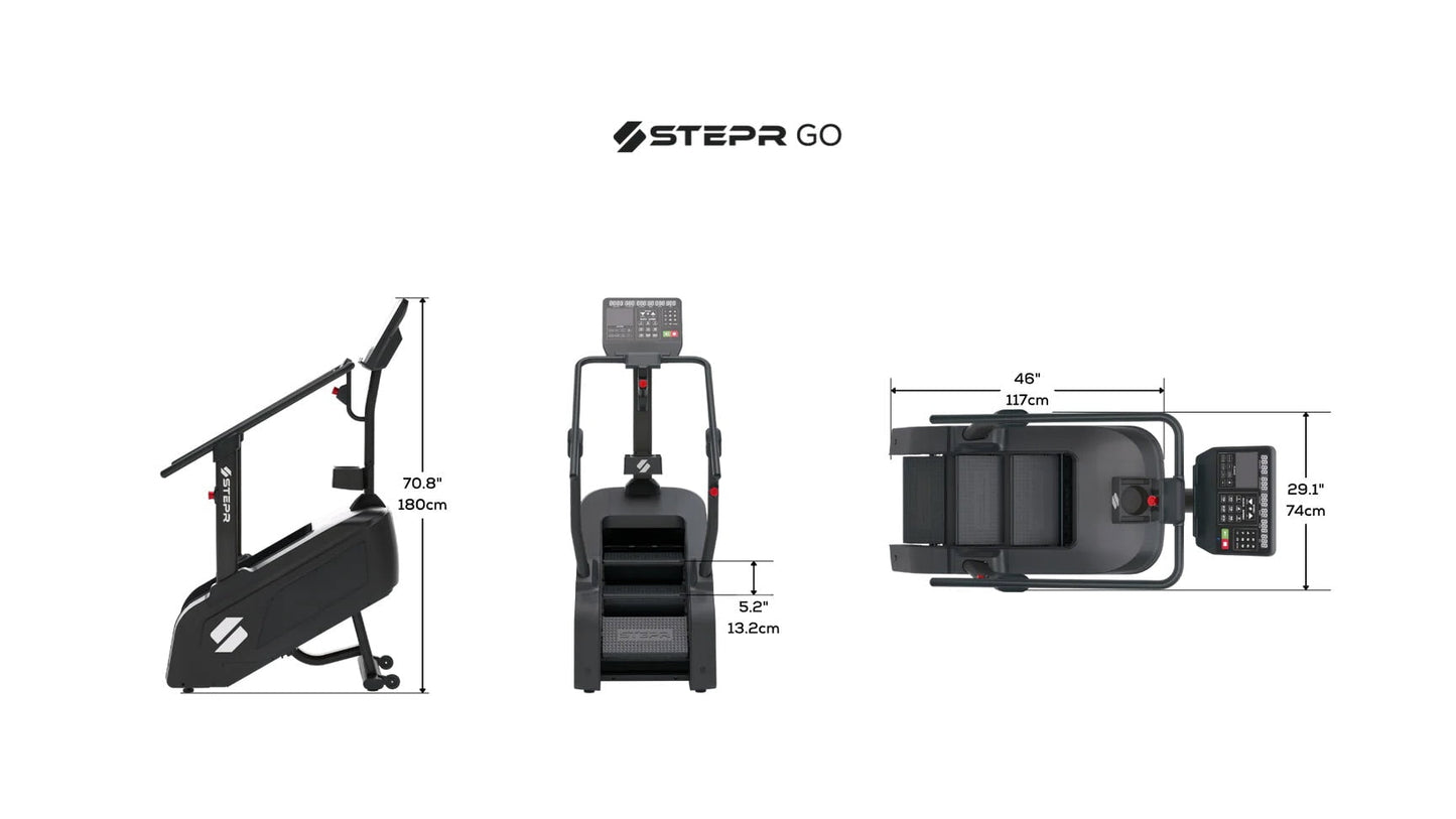 STEPR Go - LED Console with Bluetooth Connectivity