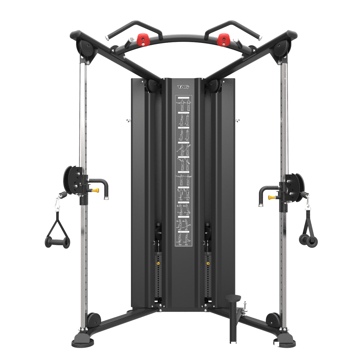 Impulse Dual Adjustable Pulley 2 X 235lb Weight Stacks | Gym and Fitness