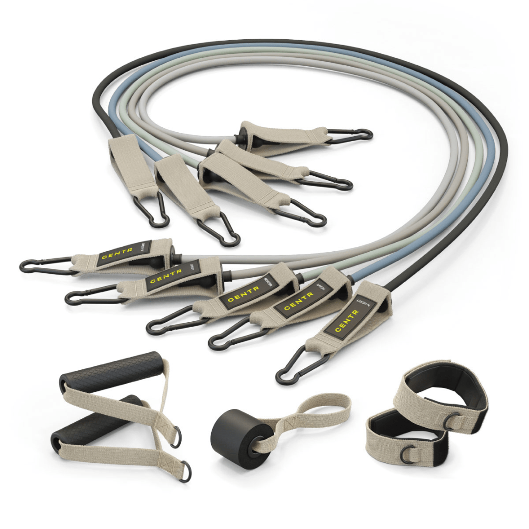 Centr Resistance Bands with Handles Gym and Fitness