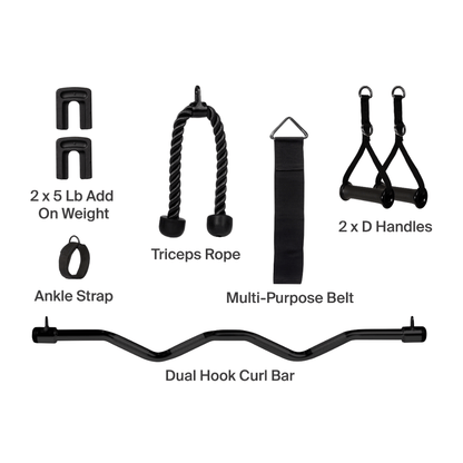 Centr 3 Home Gym Functional Trainer with Selectorized Smith Bar