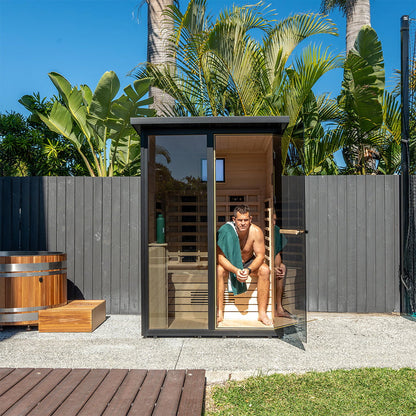 Eclipse - 2 Person Full Spectrum Infrared Cabin Sauna