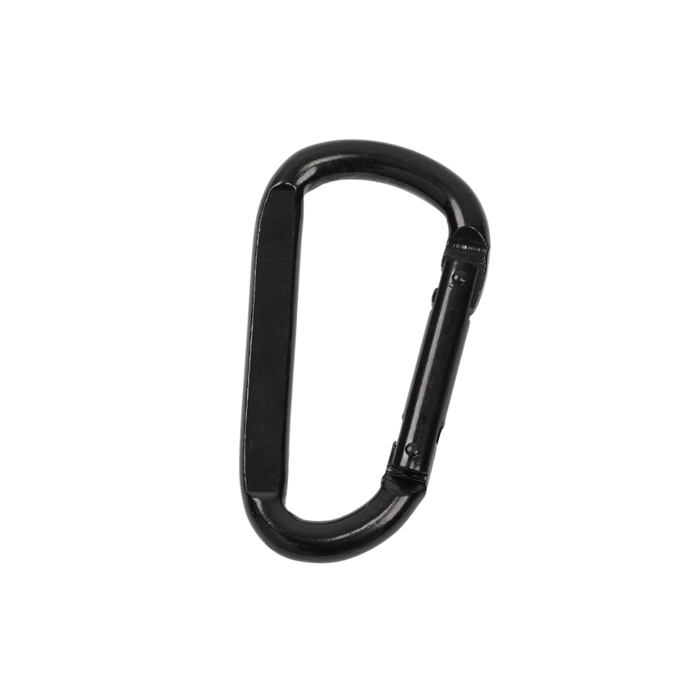 Force USA Oval Black Carabiner (Set of 8)