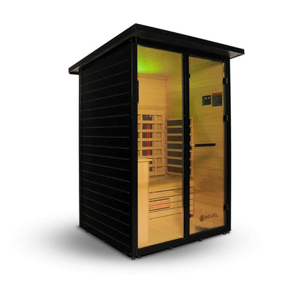 Revel Saunas Eclipse - 2 Person Full Spectrum Infrared Cabin Sauna