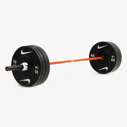 Nike Strength Barbell and Rubber Plate Set