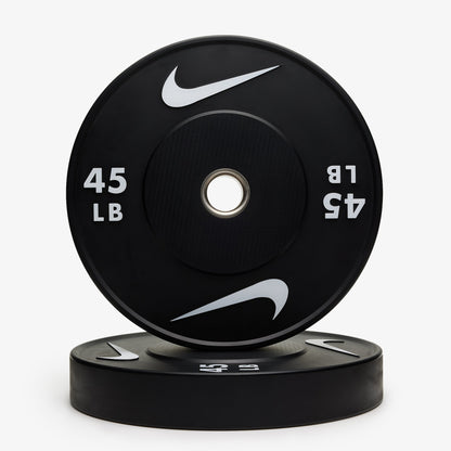 Nike Strength Barbell and Rubber Plate Set