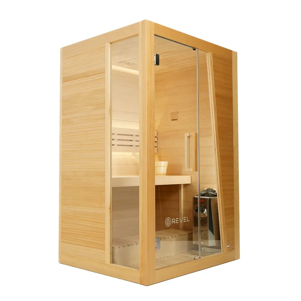 Revel Saunas Tampere - 2 Person Traditional Finnish Sauna with Step