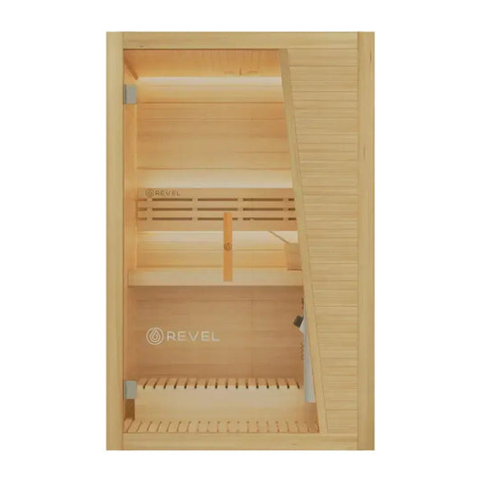Revel Saunas Tampere - 2 Person Traditional Finnish Sauna with Step