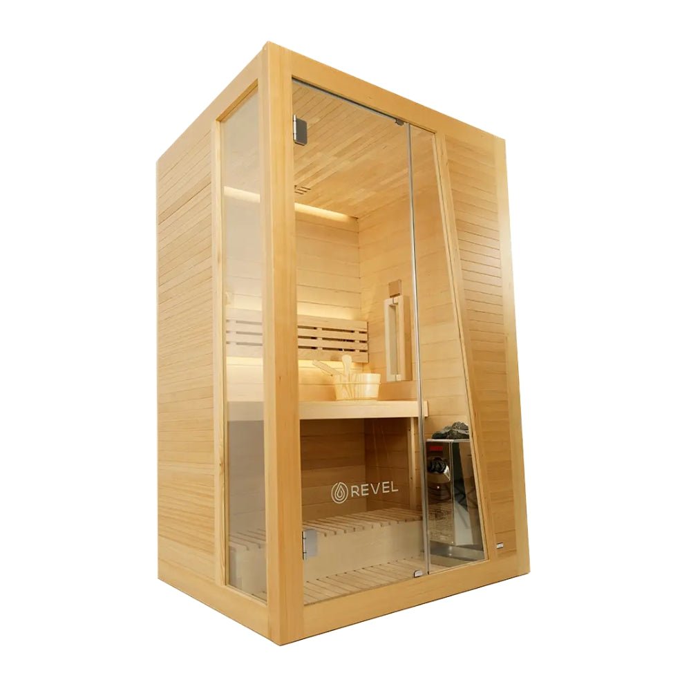 Revel Saunas Tampere - 2 Person Traditional Finnish Sauna with Step