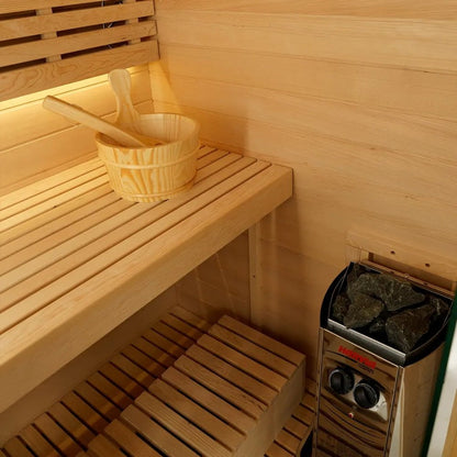 Revel Saunas Tampere - 2 Person Traditional Finnish Sauna with Step