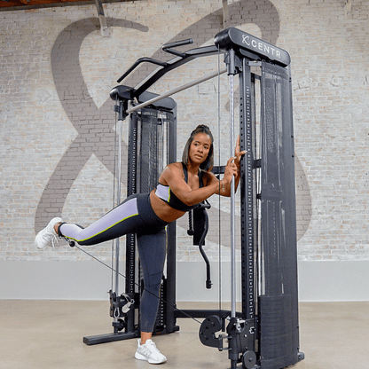 Centr 3 Home Gym Functional Trainer with Selectorized Smith Bar