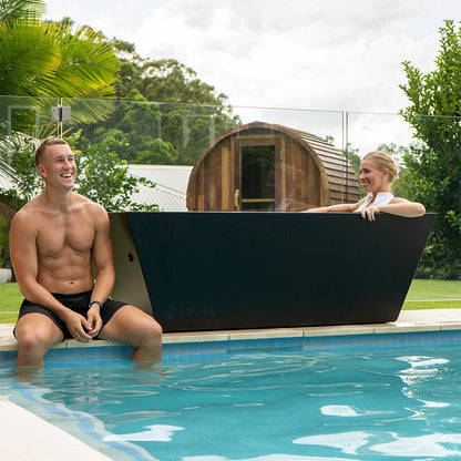 Revel Edur Noir Ice Bath Tub - Acrylic Ice Bath