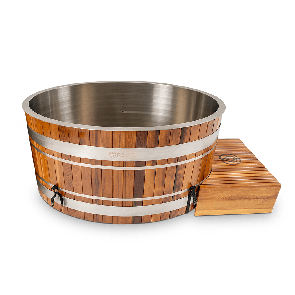 Revel Glacier Solo – Premium Cedar Ice Bath