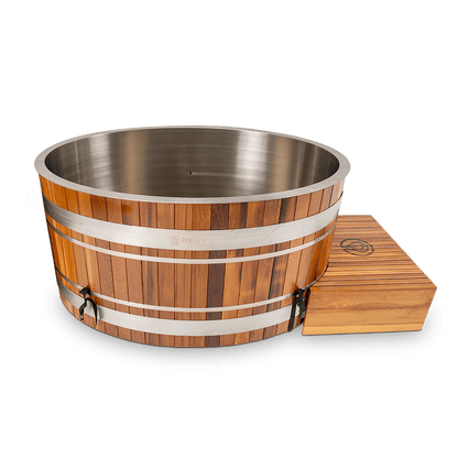 Revel Glacier Solo – Premium Cedar Ice Bath