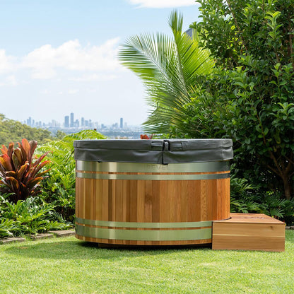 Revel Glacier Solo – Premium Cedar Ice Bath