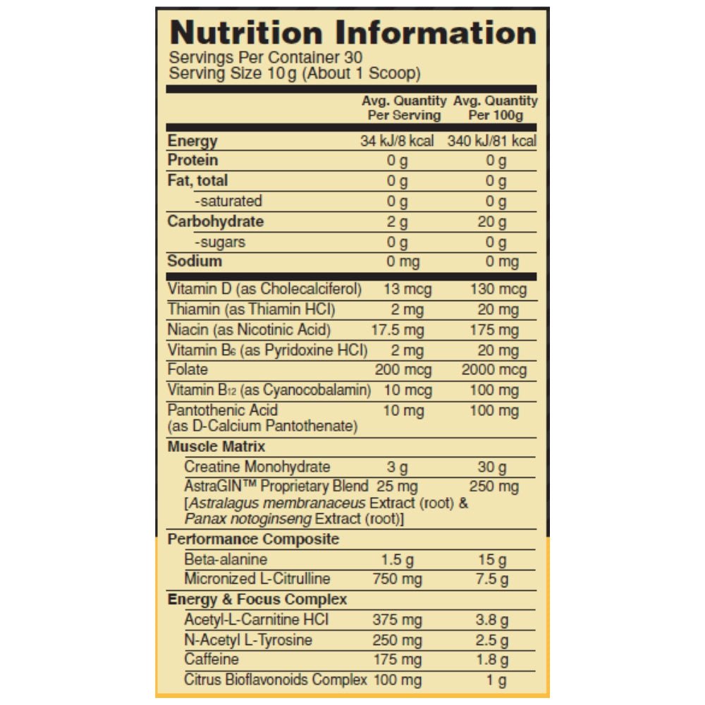 Optimum Nutrition Gold Standard Pre-Workout