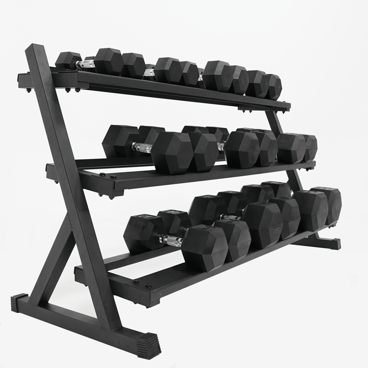 Force USA 3 Tier Dumbbell Rack | Gym and Fitness