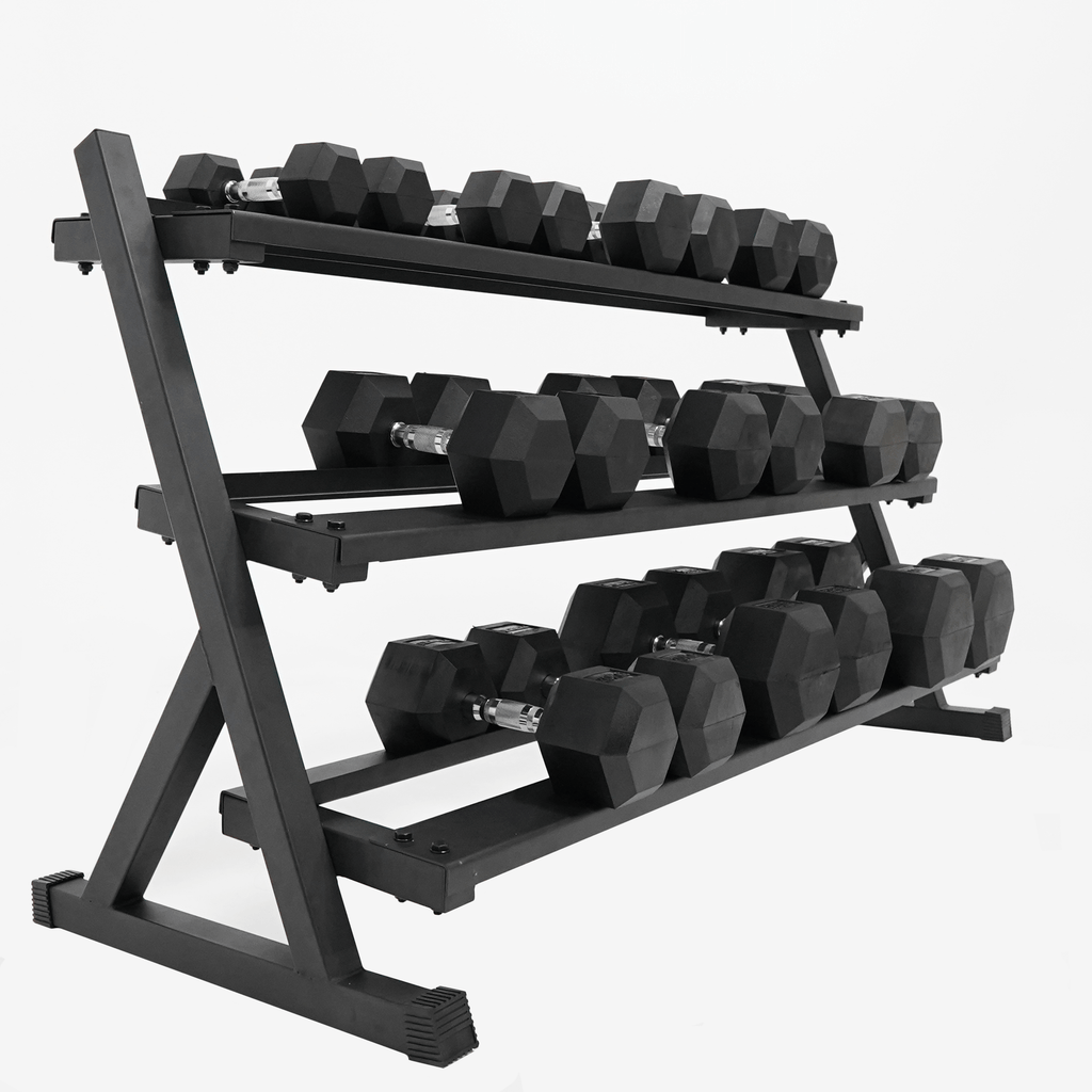 Force USA 3 Tier Dumbbell Rack